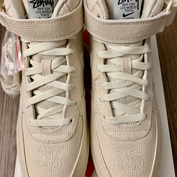 Nike Stussy Air Force 1 mids size 9.5 main image 2